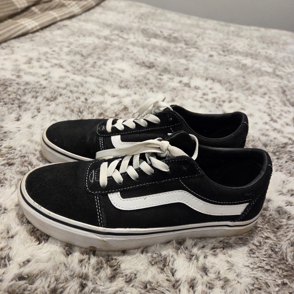 Vans Black and White Sneakers